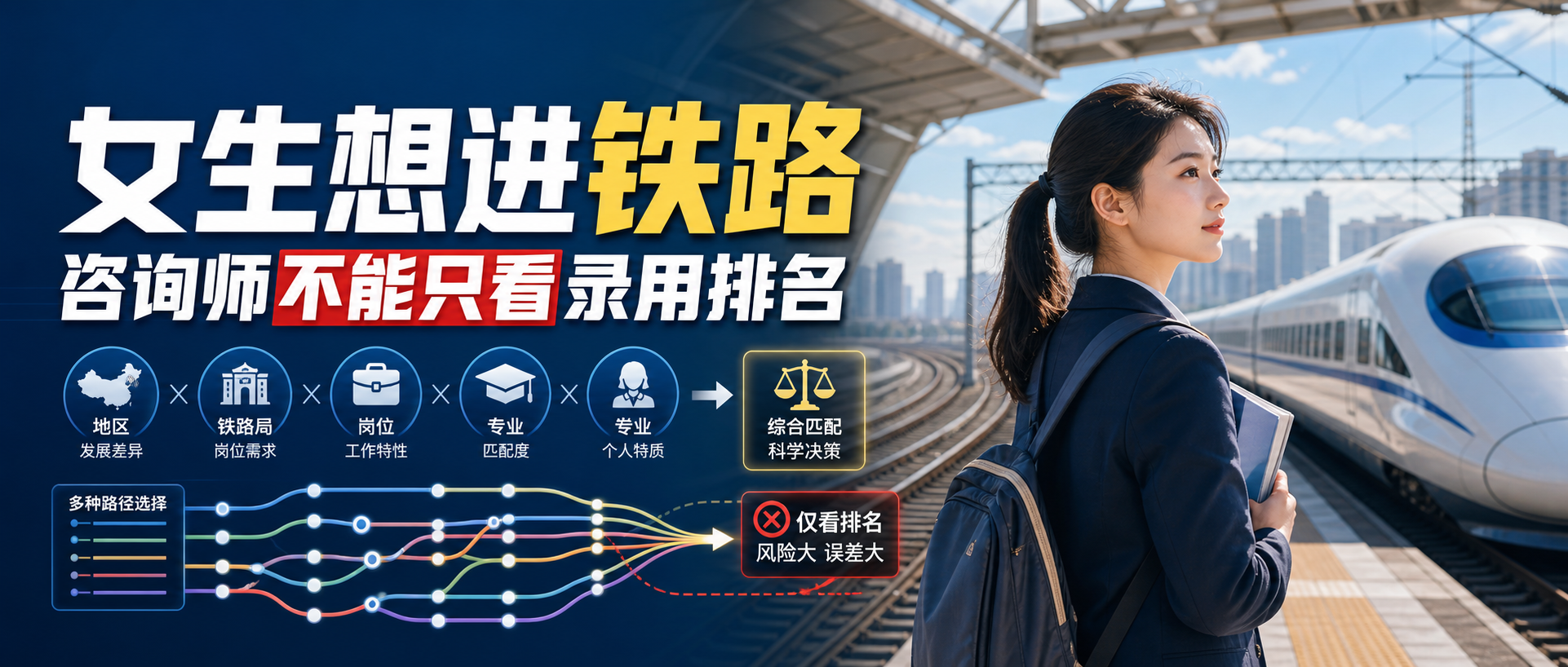 女生进入铁路单位的专业选择与咨询分析